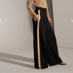 Favorite Daughter The Margaret Wide Leg Black and Tan NWT